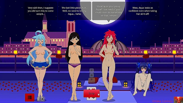 Genshin Impact Anime Girls Big Boobs Blowjob & Deepthroat With Creampie Finish