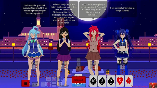 Genshin Impact Anime Girls Big Boobs Blowjob & Deepthroat With Creampie Finish