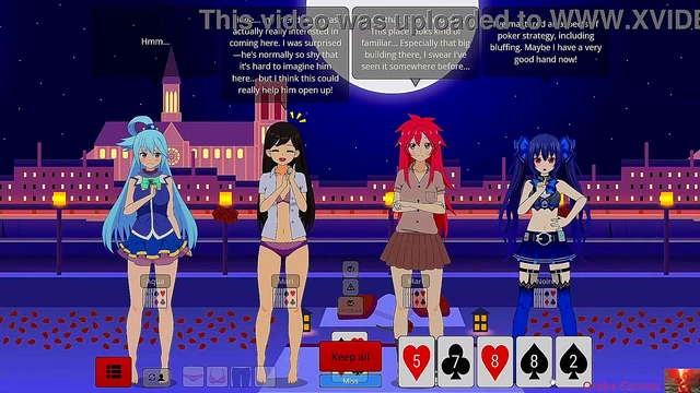 Genshin Impact Anime Girls Big Boobs Blowjob & Deepthroat With Creampie Finish