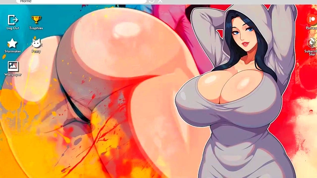 MILF Gets Railed by Big Cock for Anime Cuckold Orgasm Fantasy