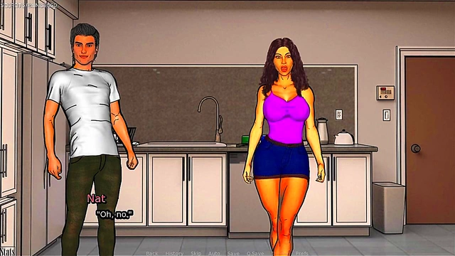 School Voyeur Fantasies Hot Lunch Lady Deep-Throats StudentDick for Naughty Cam Action