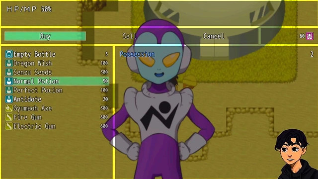 Sexy Monster Woman Tempts Medieval Knight for Steamy Sex Session