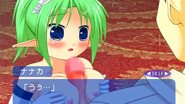 New Hire Gets Naughty Massage From Hot Anime Babe With Tongue Tricks