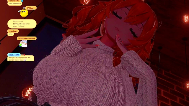 Horny Twin-Tailed Anime Chick Rides My Dick for Juicy Milkshake Finish