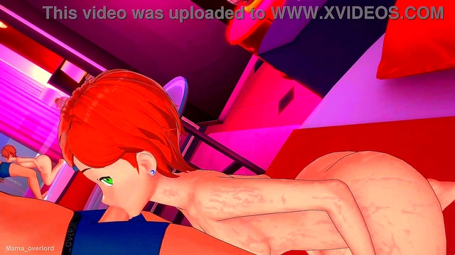 Big-Titted Phallia Satisfies You With Mouth & Pussy for Hot Anime Orgasm