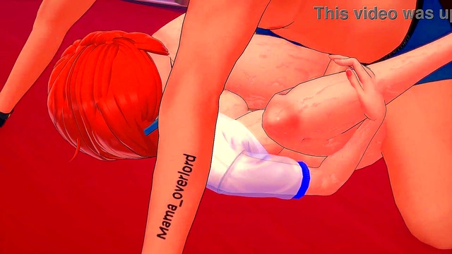 Big-Titted Phallia Satisfies You With Mouth & Pussy for Hot Anime Orgasm