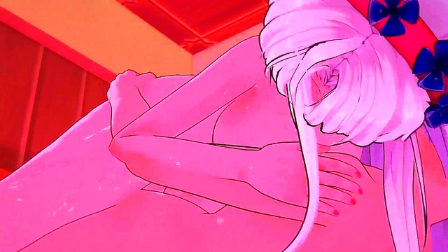 Petite Yoshimi Gets Pinned for Anime Sex, Big-Cock Cums Inside Small Tits Creampie!