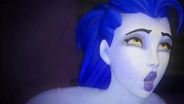 Animated FemDom Kayleigh Uses Her Ass To Digest After Anal Vore On Stairs