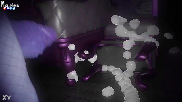 Animated FemDom Kayleigh Uses Her Ass To Digest After Anal Vore On Stairs