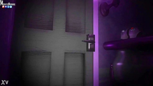 Animated FemDom Kayleigh Uses Her Ass To Digest After Anal Vore On Stairs