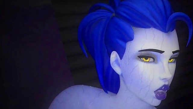 Animated FemDom Kayleigh Uses Her Ass To Digest After Anal Vore On Stairs