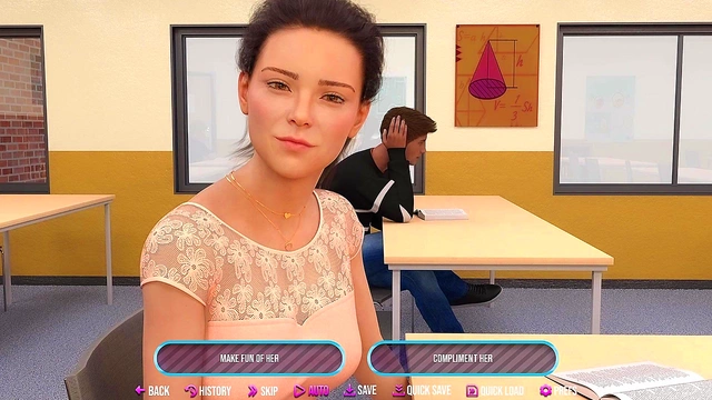 Sexy Ms Denver's Anime Solo Show With Stockings & See Through Bra