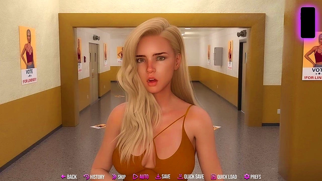 Sexy Ms Denver's Anime Solo Show With Stockings & See Through Bra