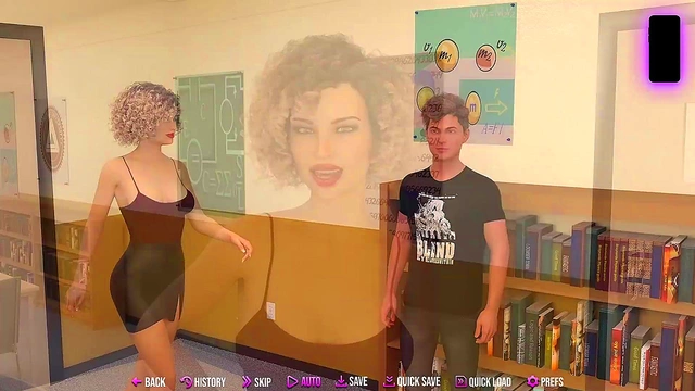 Sexy Ms Denver's Anime Solo Show With Stockings & See Through Bra