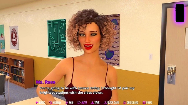 Sexy Ms Denver's Anime Solo Show With Stockings & See Through Bra