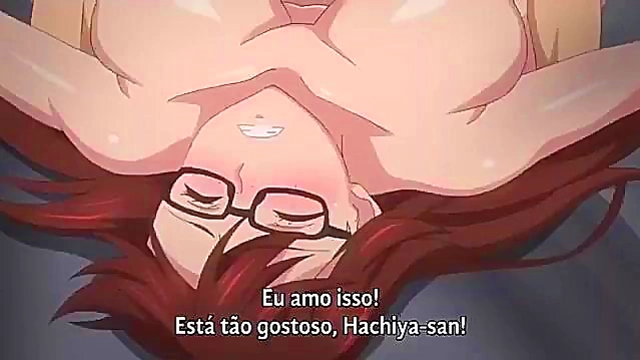 Pink-Haired Anime Babe With Petite Tits Sucks Dick On Stage & Cums Hardly