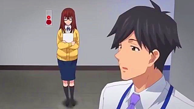 Pink-Haired Anime Babe With Petite Tits Sucks Dick On Stage & Cums Hardly