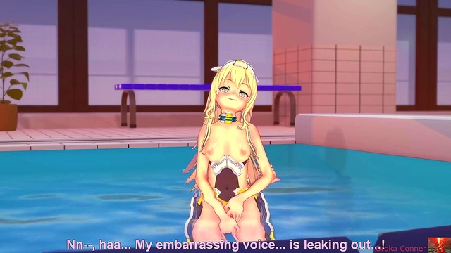 Blonde Deepthroats Busty Redhead Futanari's Big Dick for Anime Blowjob Session