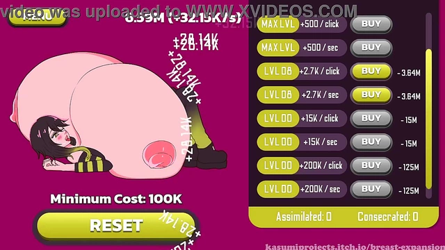 Blonde Anime FemDom Boss Orders Jerk Off With Wet Pussy Masturbation