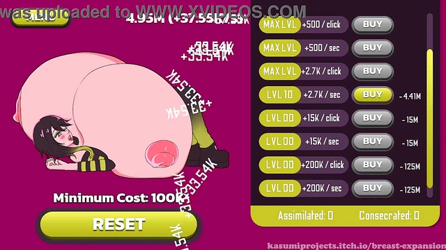 Blonde Anime FemDom Boss Orders Jerk Off With Wet Pussy Masturbation