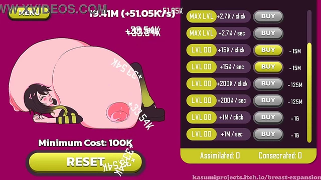 Blonde Anime FemDom Boss Orders Jerk Off With Wet Pussy Masturbation