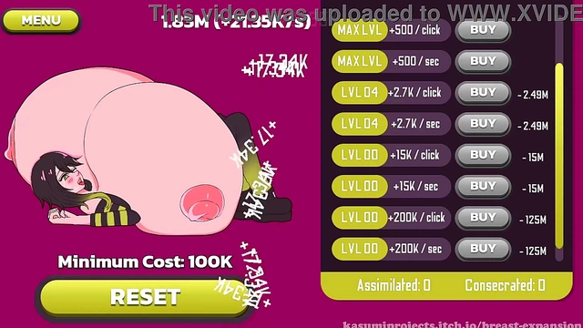 Blonde Anime FemDom Boss Orders Jerk Off With Wet Pussy Masturbation