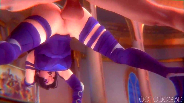 Hot Game Anime Chick Gets Steamy With Her Fantasy Lover's Hard Dick