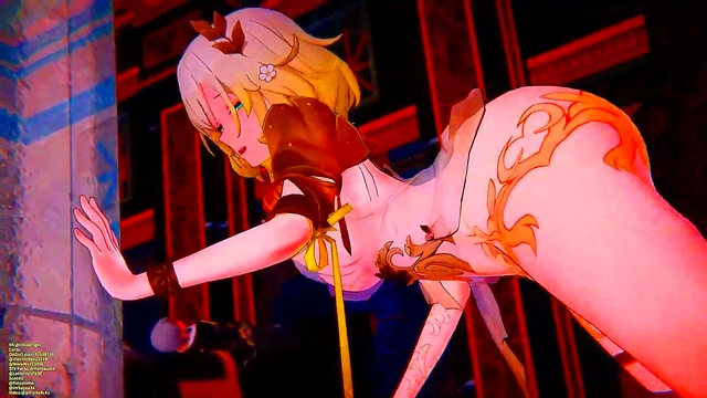 Sizzling Anime Babe Gets Her Boobs Worshiped for Explosive Cremes