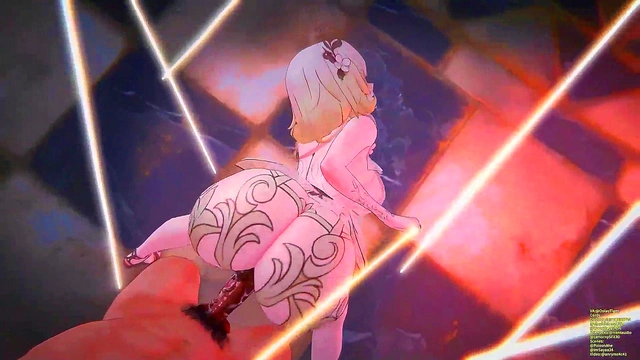 Sizzling Anime Babe Gets Her Boobs Worshiped for Explosive Cremes