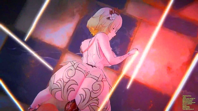 Sizzling Anime Babe Gets Her Boobs Worshiped for Explosive Cremes