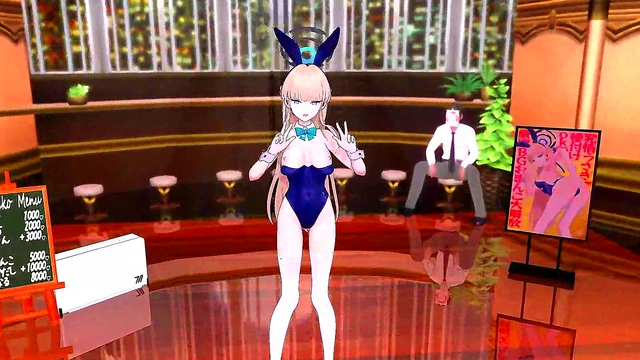 New 3D Anime Babe With Giant Tits Gets Her Big Boobs Fucked Hard By Stud