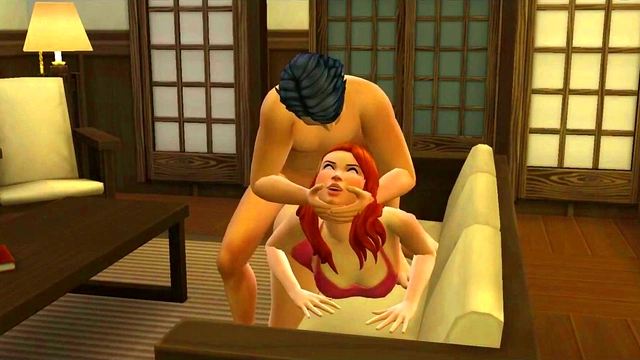 Raiden Mei's Seductive Anime Dance Ends With Intense 3D Blowjob Orgy