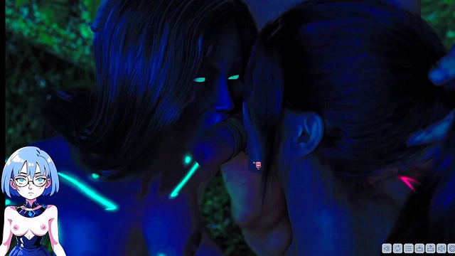 Realistic The Witcher Futanari Triss Facesits Blonde Ciri for Anal Orgy Adventure