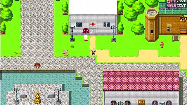 Pink-Haired Hentai Game Girl Gets Fucked Hard by Dick for Cumsprit