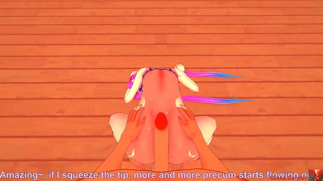 Sexy Booty Babe Faces Off for Hot Anime Compilation Music Video Action!