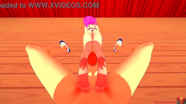 Sexy Booty Babe Faces Off for Hot Anime Compilation Music Video Action!