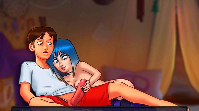 Blonde Azur Lane Janus Dances Seductively In Transparent Outfit