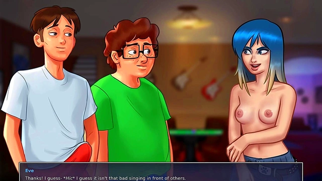 Blonde Azur Lane Janus Dances Seductively In Transparent Outfit