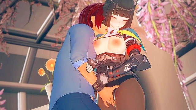 Hot BeatBanger Game Action Anime Cutie Gets Hardcore Anal Pleasure!