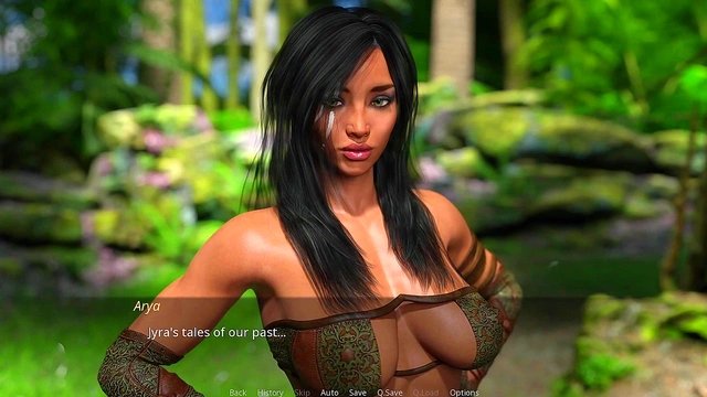 Cheating Curvy Babe Gets Facial in Anime Threesome Cuck Game Action