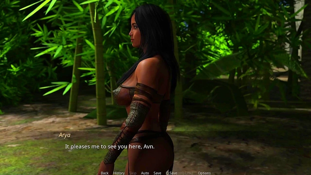 Cheating Curvy Babe Gets Facial in Anime Threesome Cuck Game Action