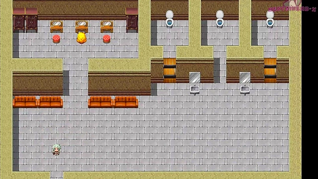 Maid Boys Satisfy Multiple Otokos in Explicit Spanish Visual Novel Game Playthrough