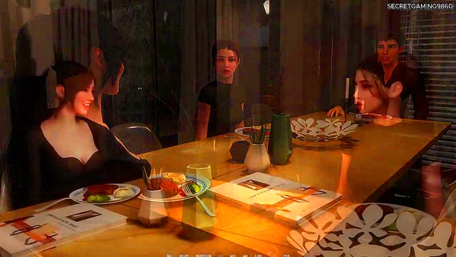 Trapped w/ Boss! Hot 3D Anime Sex Adventure Leads To Anal Orgy & Busty Teen Creampies