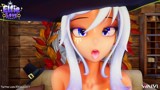 Molly's Secret Christmas Fantasy Naughty Anime Girl Craves Cock for Festive Orgasmic Night