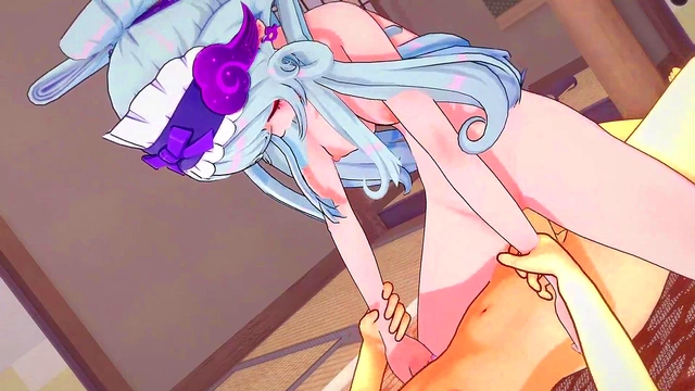 Cute Anime Chick Gets Slick Vag Fucked by Dicks for Steamy Orgasms & Facial Loads