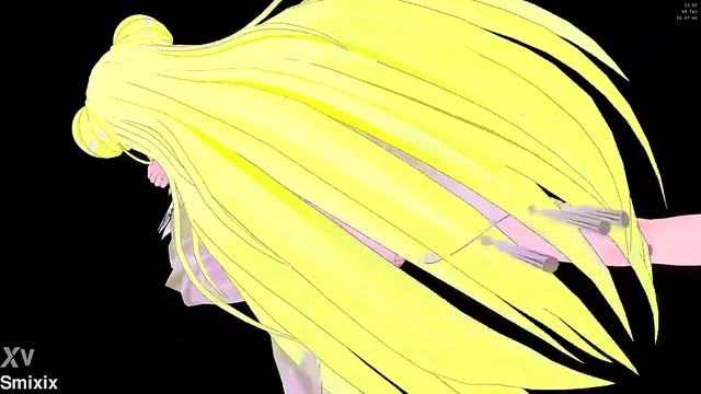 Horny Visual Novel Bet Ends With Grayscale Cutie Getting Fucked Hard!