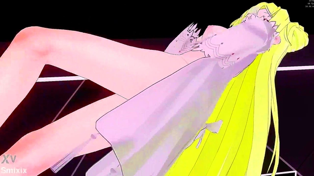 Horny Visual Novel Bet Ends With Grayscale Cutie Getting Fucked Hard!