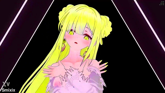 Horny Visual Novel Bet Ends With Grayscale Cutie Getting Fucked Hard!