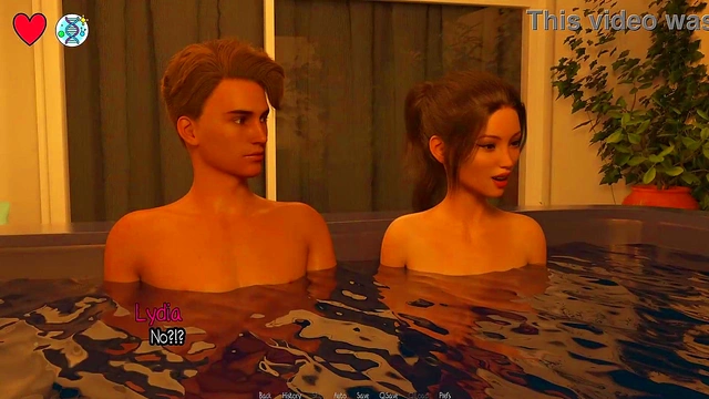 Realistic Futanari Game Sex Scene Futa Pussy Gets Anal Cums Inside Her Ass