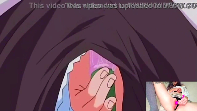 Hentai Game Doujin Ecchi Scene With Silently Whispering Erotic Pleasure Moments